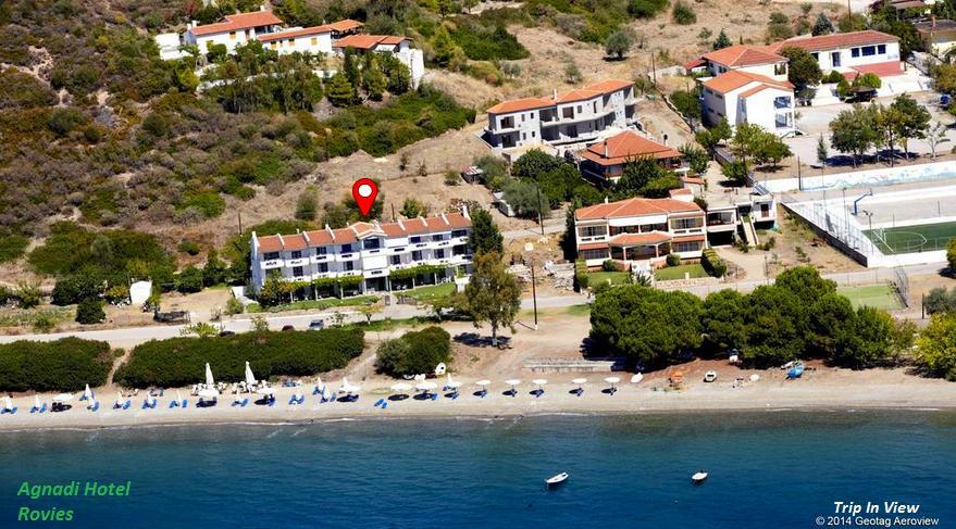 Agnadi Hotel Rovies Exterior foto